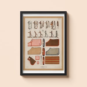 Vintage Horse Poster - Equestrian - Saddle Wall Art