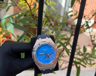 Anpassad G-Shock Mod - Blå utgåva