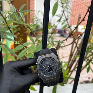 Custom G-Shock Mod – Full Black Edition