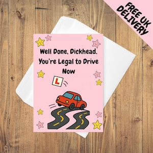 Driving test - Well Done Card - Rude/Respectful
