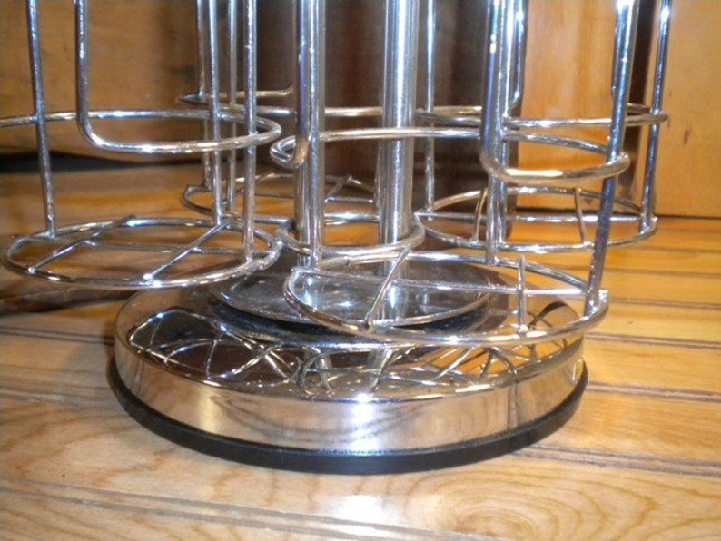 Vintage Spinning Condiment Holder with Ketchup Bottles E Etsy