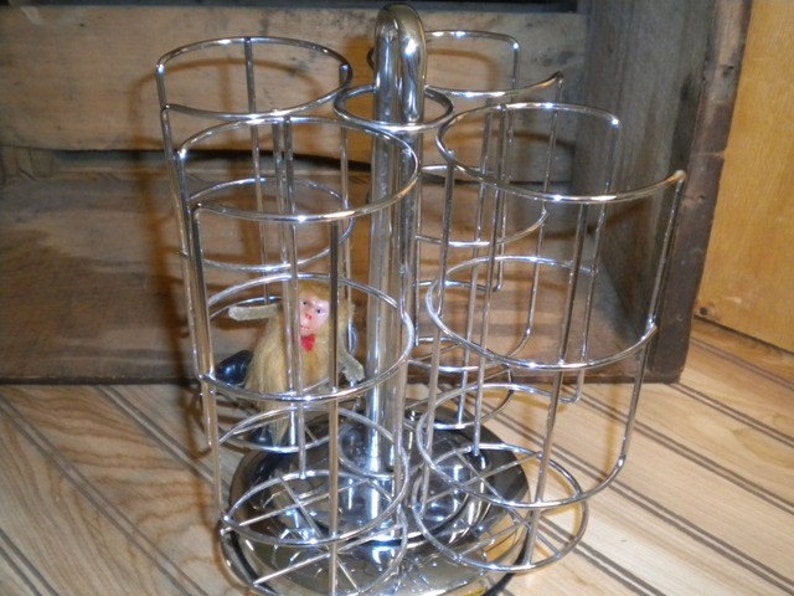 Vintage Spinning Condiment Holder with Ketchup Bottles E Etsy
