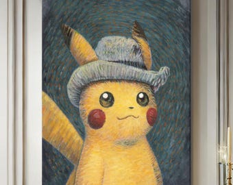 ピカチュウ ヴァン ゴッホ キャンバスアート、ヴァン ゴッホ ポート
