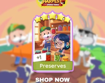 PRESERVES Set 17 | 5 Star Sticker - Monopoly_GO Happy Harvest Album