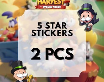 Mono_poly_GO 5 Star Sticker Bundle (2 Piece) Happy Harvest Album