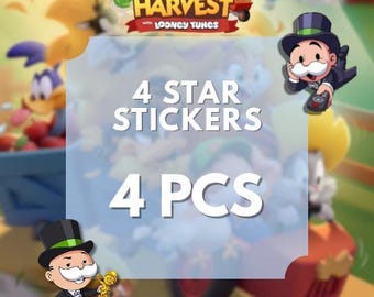 Mono_poly_GO 4 Star Sticker (4 Piece) Happy Harvest Album
