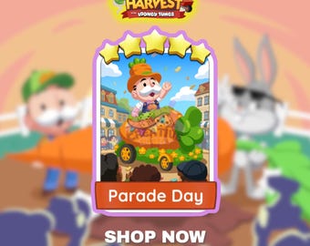 PARADE DAY Set 14 | 5 Star Sticker - Monopoly_GO Happy Harvest Album