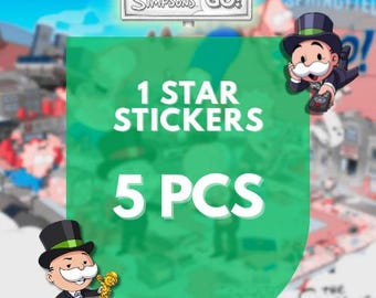 Mono_poly_GO 1 Star Sticker Bundle (5 Piece) New Album