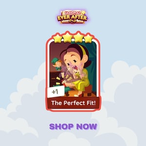 THE PERFECT FIT Set 12 | 4 Star Sticker - Monopoly_GO Ever After Album
