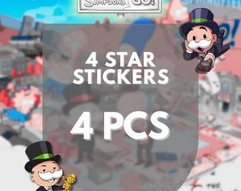 Mono_poly_GO 4 Star Sticker (4 Piece) New Album