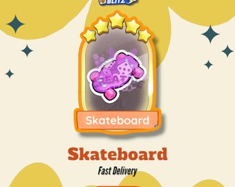 SKATEBOARD - Golden Blitz Monopoly_GO