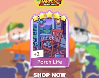 PORCH LIFE Set 18 | 5 Star Sticker - Monopoly_GO Happy Harvest Album