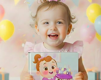 Personalized 1st Birthday Storybook | Unique Keepsake Gift | For baby girl