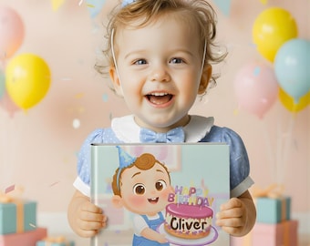 Personalized 1st Birthday Storybook | Unique Keepsake Gift | For baby boy