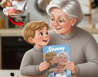 Libro di fiabe della nonna / Regalo per il suo 60° compleanno / Regalo ricordo personalizzato