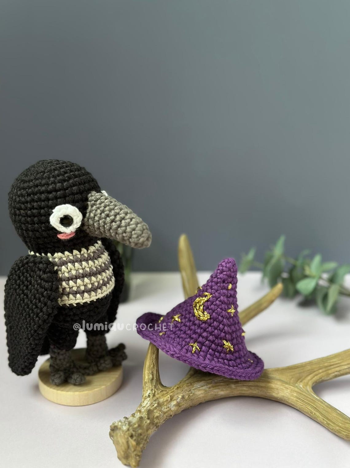 Witch Hat Amigurumi Crochet Pattern PDF – Halloween Toy Accessory ...