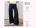 Aubrey Low Waist Wide Leg Pants Sewing Pattern (Digital PDF) \u2013 Intermediate XXS-3XL product logo