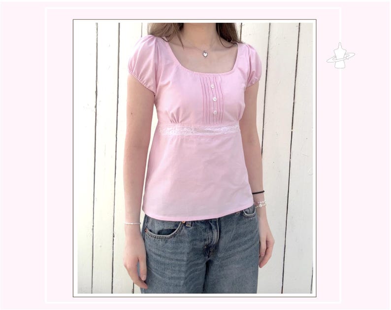 Iris Babydoll Summer Top Sewing Pattern / Beginner Friendly / Size Xxs ...