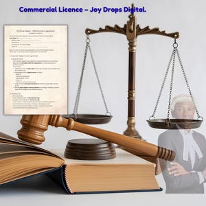 Commercial Licence [Add-On] – Corporate Display + Universal Use | Joy Drops Digital - Digital download