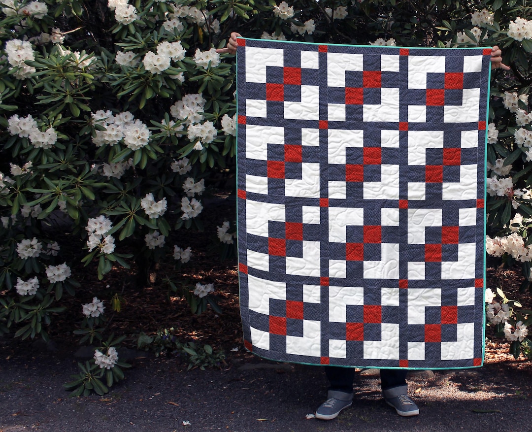 Freedom Checkers Quilt Pattern | Patriotic Patchwork Design (PDF ...