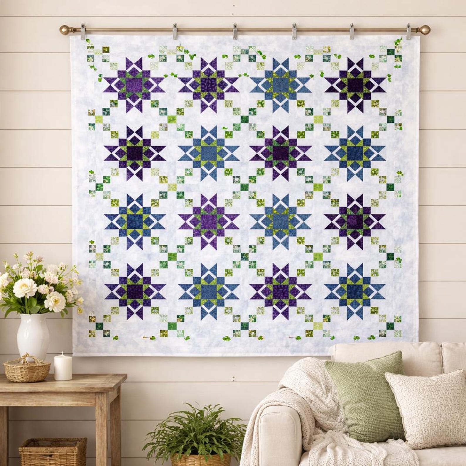 Kris Kross Quilt Pattern | Fat Quarter Friendly Throw (PDF Pattern) - Etsy