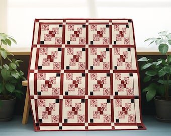 Paisley Pathways Quilt Pattern | Elegant Patchwork Throw (PDF Download)