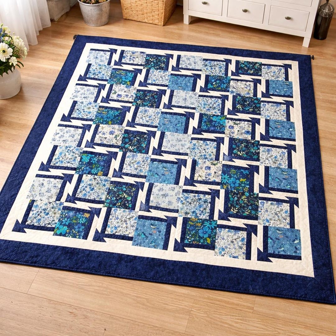 Lks Ama Patterns Zip It Quilt Pattern | Modern Fat Quarter Patchwork (PDF Download) - Etsy
