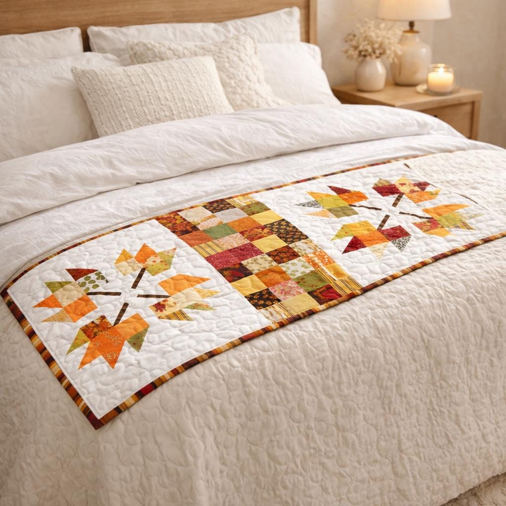 Woodland Fall Quilt Pattern | Mini Autumn Patchwork Wall Hanging (PDF ...