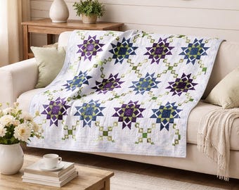 Kris Kross Quilt Pattern | Fat Quarter Friendly Throw (PDF Pattern)