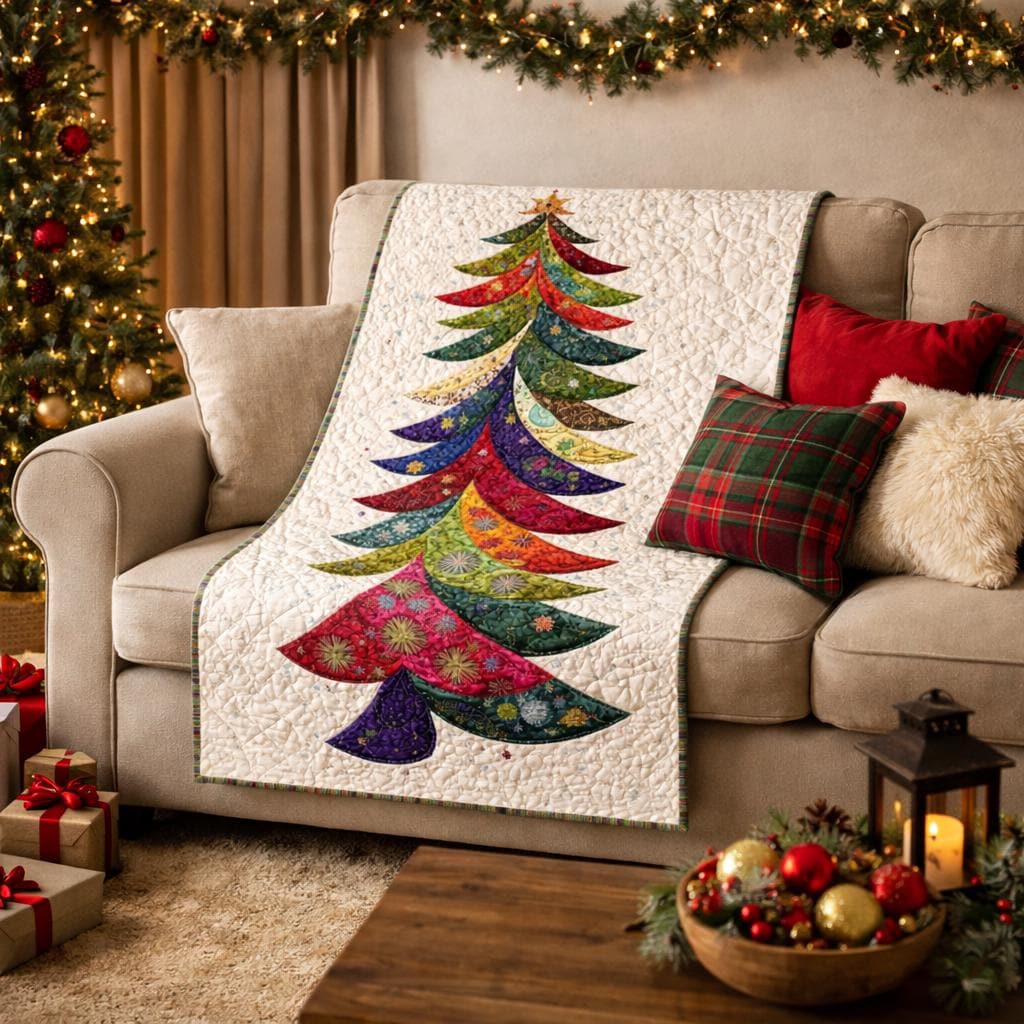 Holiday Glow Quilt Pattern | Festive Christmas Table Runner (PDF ...