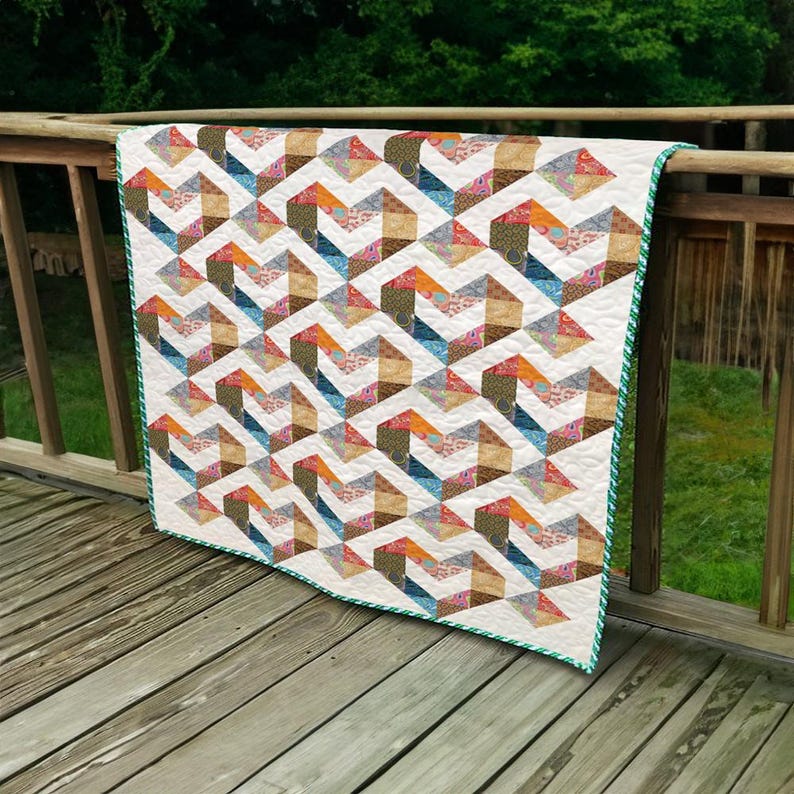 Love Shack Patterns Love Connection Quilt Pattern PDF | Romantic Heart Quilt | Throw Size ...
