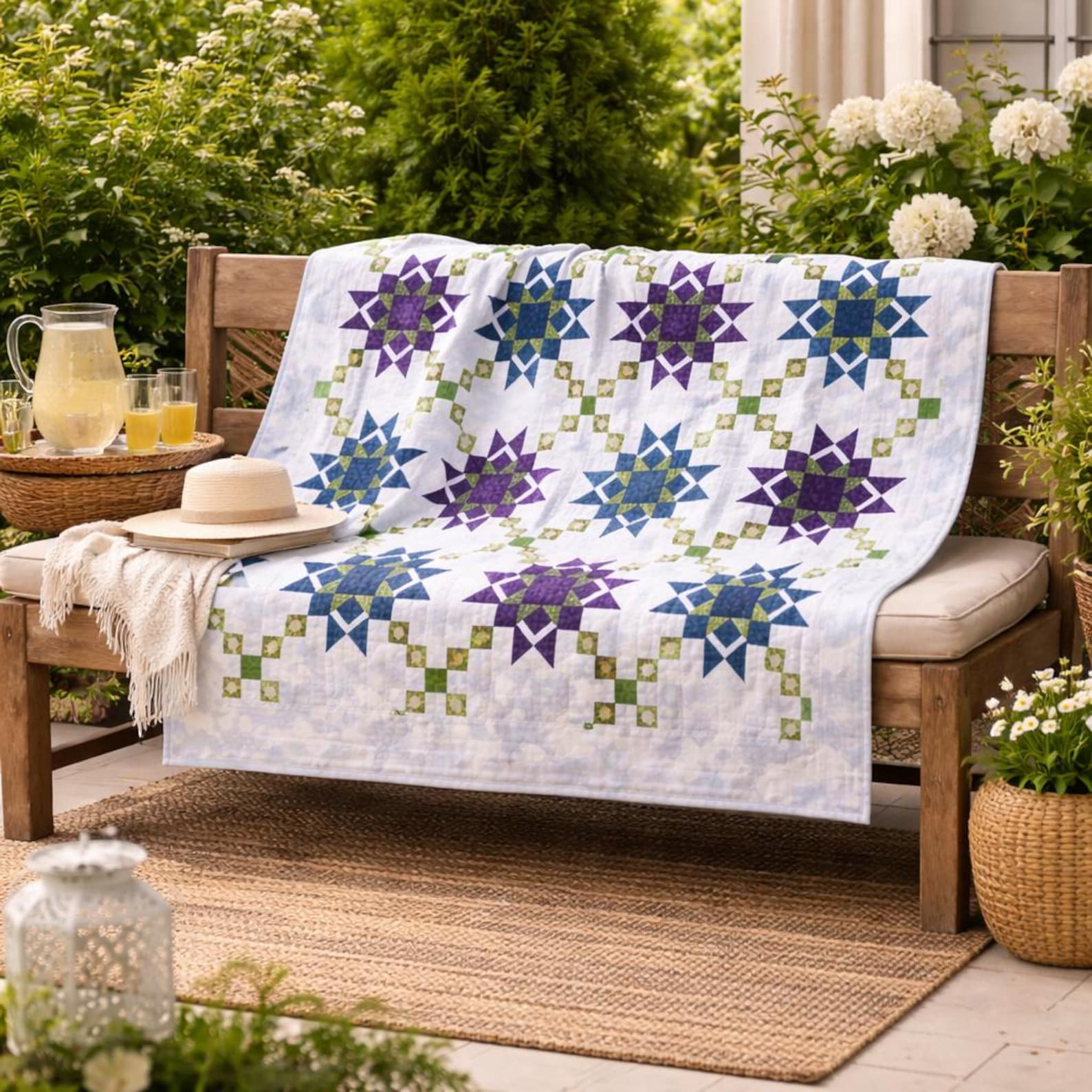 Kris Kross Quilt Pattern | Fat Quarter Friendly Throw (PDF Pattern) - Etsy