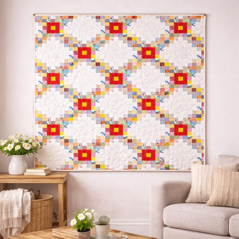 Sunburst Chains Quilt Pattern - Etsy