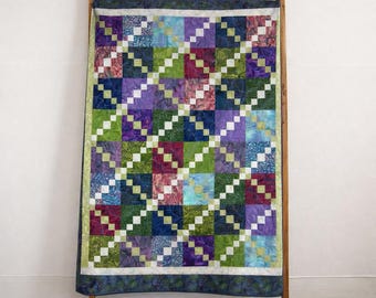 Batik Wonder Quilt Anleitung | Modernes Patchwork Design (PDF Download)