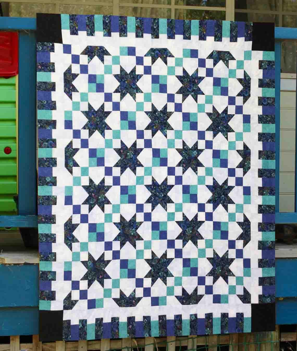 Buttercup Starburst Quilt Pattern | Modern Geometric Throw (PDF Pattern ...