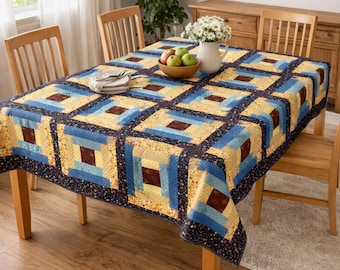 Morning Sunshine Quilt Pattern | Bright Star Patchwork Throw (PDF Download)