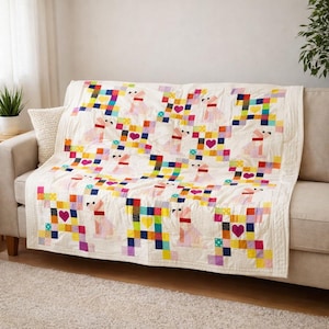 Puppy Love Patchwork Quilt Pattern