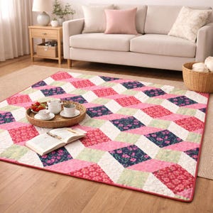 Elevation Steps Quilt Pattern | Modern Patchwork Design (PDF Pattern