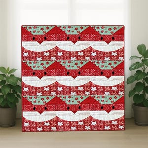 Merry Meows Quilt Pattern | Cat Theme Table Runner (PDF Download)
