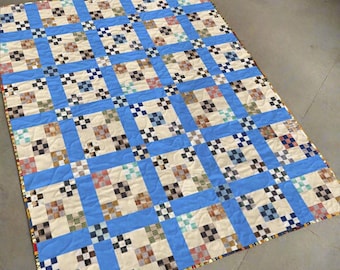 Quiltpatroon Memories in Squares | Afmeting plaid: 57 x 69 (digitale pdf-download)