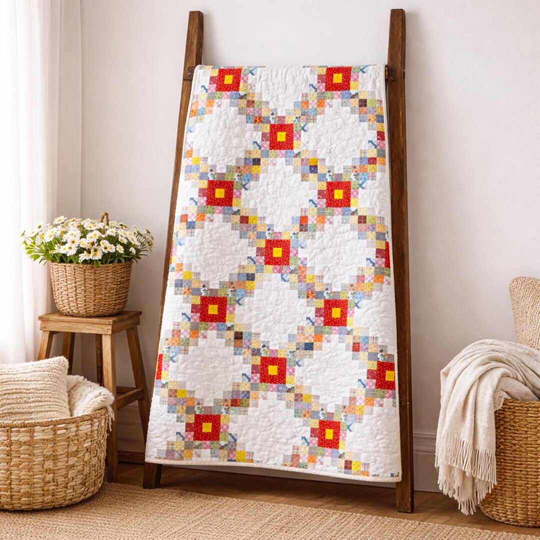Sunburst Chains Quilt Pattern - Etsy