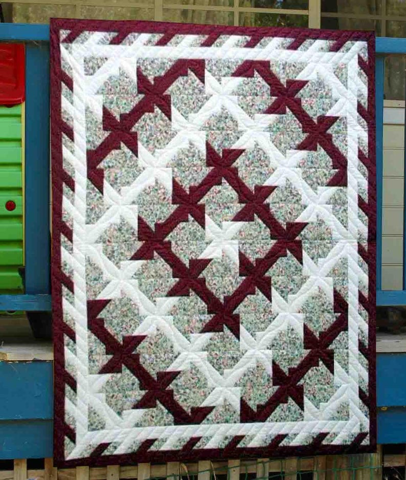 Give & Take Quilt Pattern | Classic Patchwork Beginner Friendly (PDF ...