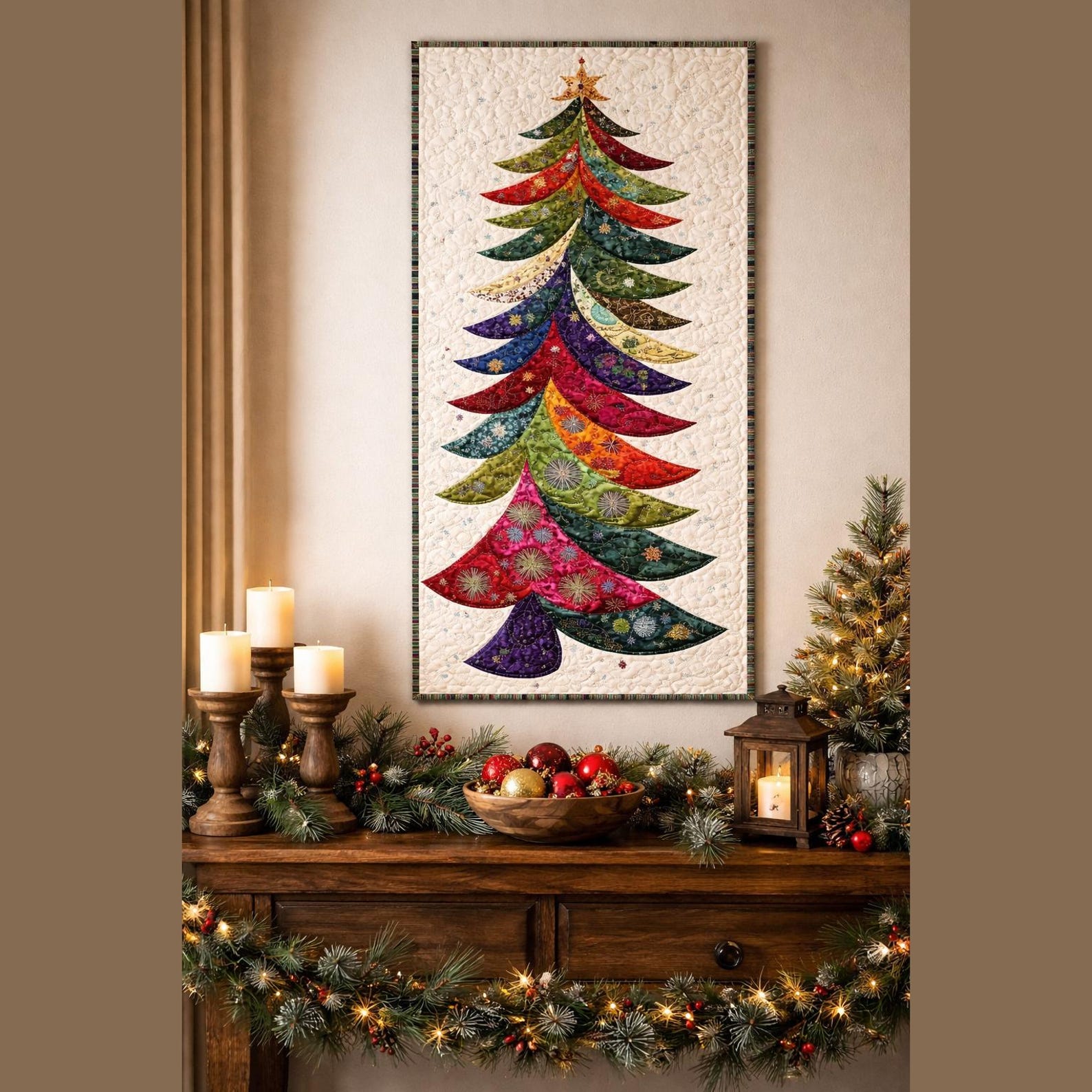 Holiday Glow Quilt Pattern | Festive Christmas Table Runner (PDF ...