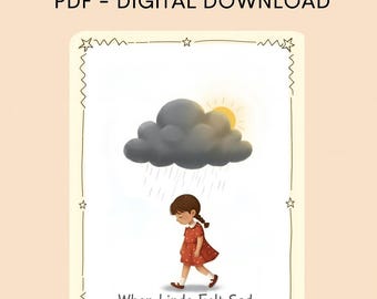When Linda Felt Sad PDF | Printable Story Book | Helping Kids Understand Feelings | Emotional Learning | PDF for Parents & Teachers