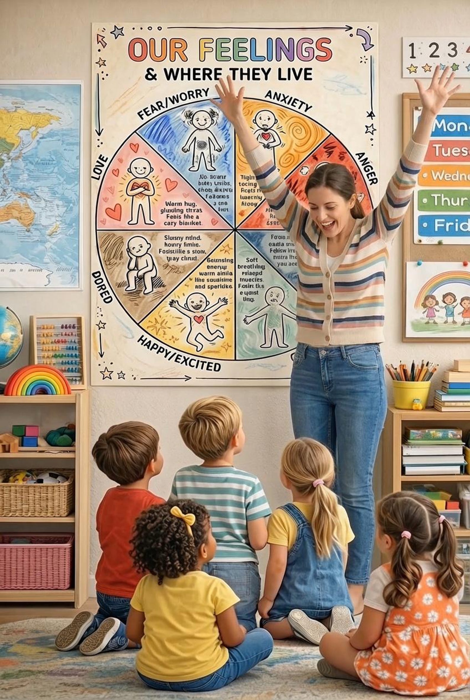 Emotions Body Map.pdf Emotional Body Map for Kids | Feelings Map Classroom and Home | SEL ...