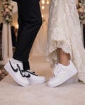 Custom Bride & Groom Air Force 1 Matching Sneaker Set - Personalized Wedding Gift Shoes product logo