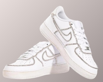 Custom Rhinestone Bridal Sneakers
