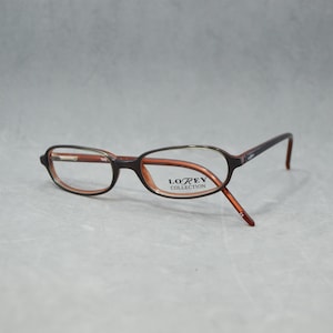 Vintage Eyeglasses Lorey Spain 00s. New old stock Eyewear. Unisex. Maroon .Available with Rx custom lenses. Readind glasses. Rectangular.