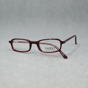 Vintage Eyeglasses Lorey Spain 00s. New old stock Eyewear. Unisex. Red .Available with Rx custom lenses. Readind glasses. Rectangular.