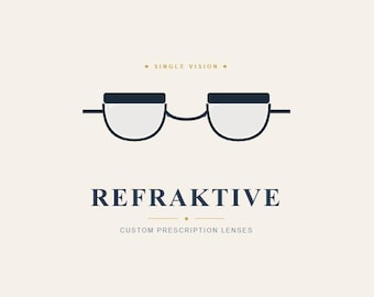 Prescription Lens Service, Custom Single Vision & Progressive Lenses, In-House Crafting | Refraktive